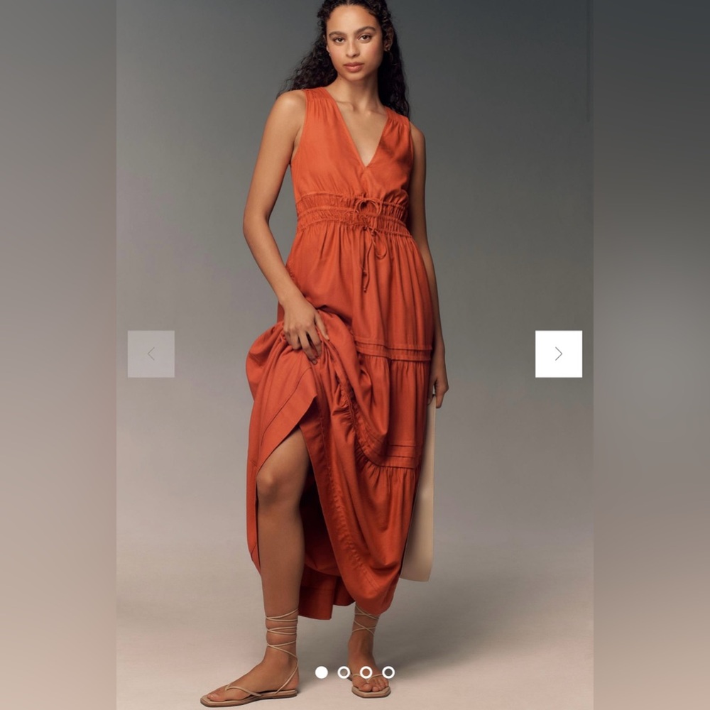 The Somerset Maxi Dress: Linen Ties Edition